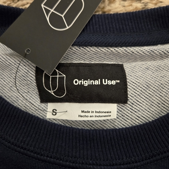 NWT Original Use color block crewneck sweatshirt Size Small - Picture 9 of 14